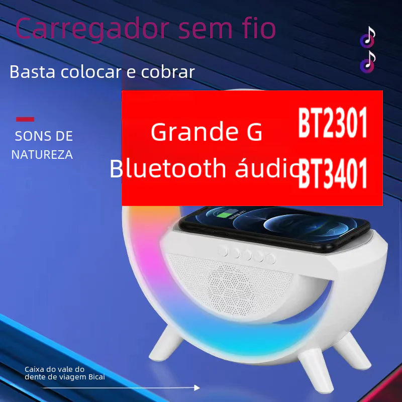 BT-3401 Bluetooth Speaker with Colorful Atmosphere Light