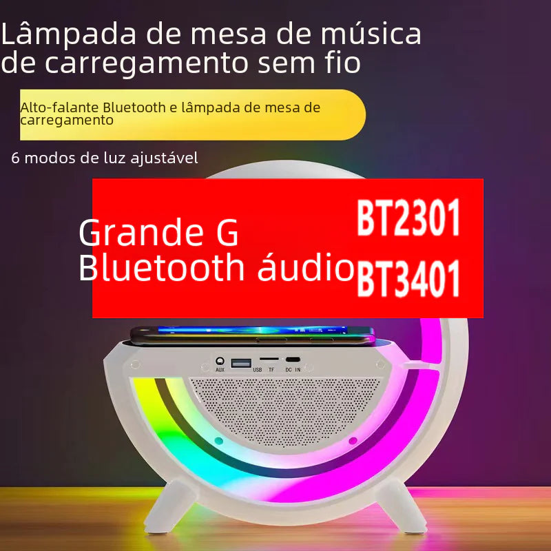 BT-3401 Bluetooth Speaker with Colorful Atmosphere Light