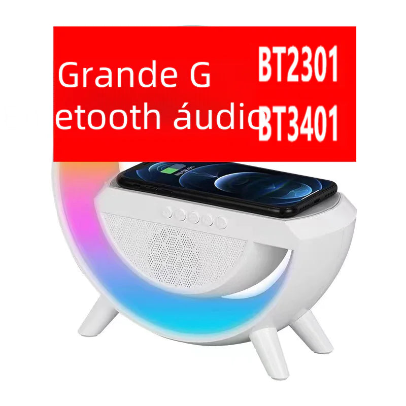 BT-3401 Bluetooth Speaker with Colorful Atmosphere Light